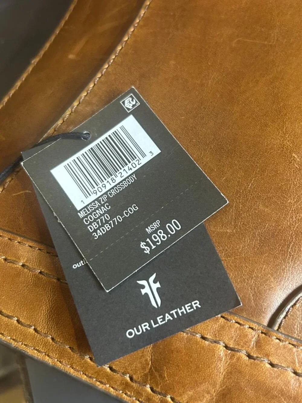 FRYE MELISSA ZIP CROSSBODY